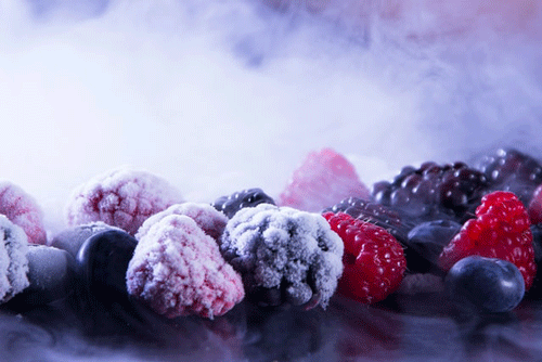 assorted frozen berries