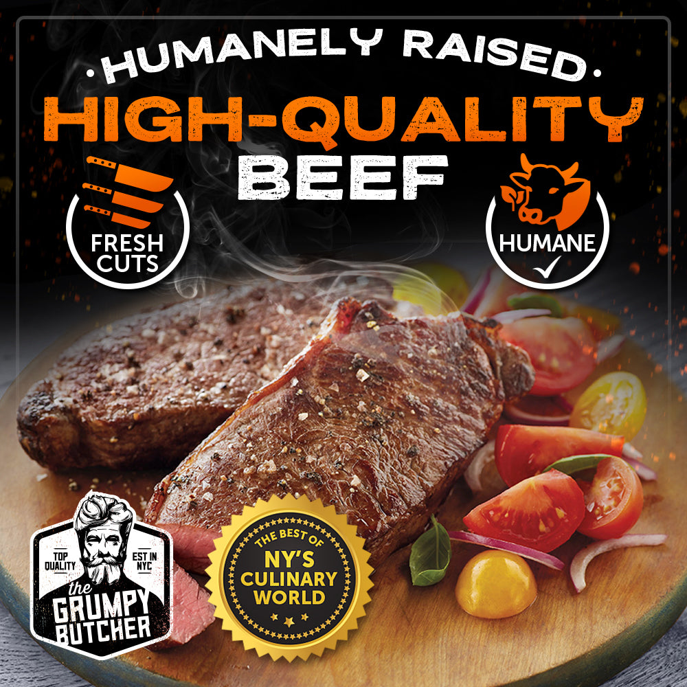 8 Steak Premium Set: NY Strip, Ribeye & Filet Mignon - High-Quality Steak Assortment