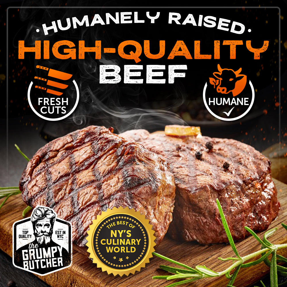 Prime Ribeye Steaks - 4 Pack, 14 oz each - Flavorful Prime Ribeye Steak Cuts