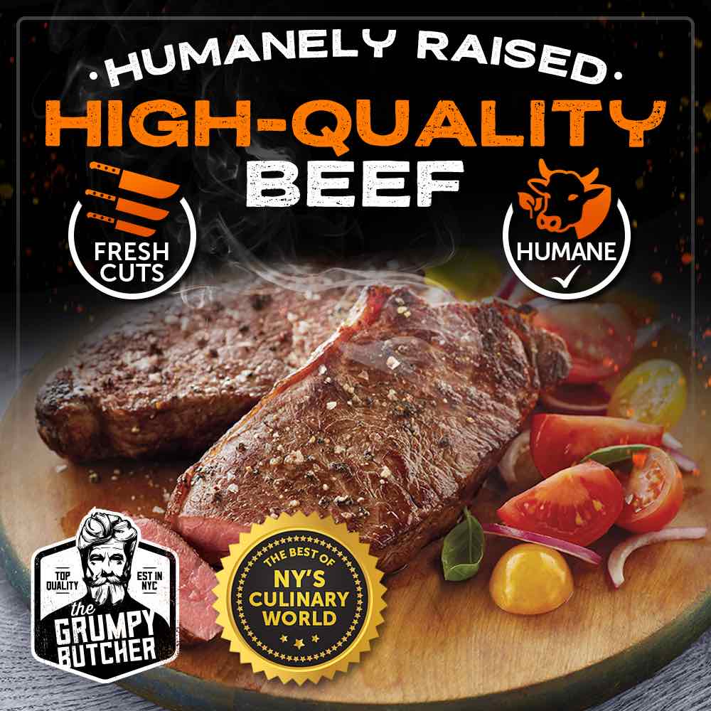 USDA Prime NY Strip Steaks - 8 Pack, 10 oz - High-Quality USDA Prime Steaks