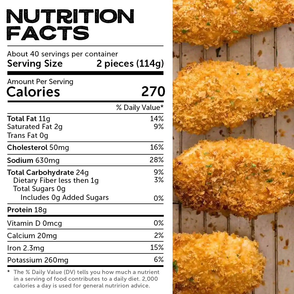 Buy Crispy Golden Chicken Breast Tenders - 5 lb – Den’s Hot Dogs