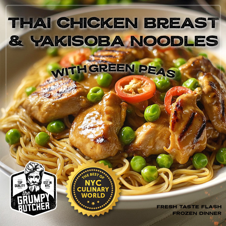 Grumpy Butcher Premium Prepared Meals: Thai Style Chicken Breast & Yak ...