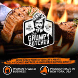 Grumpy Butcher Fully Cooked Sturgeon Fish 24 - 32 oz | Sustainably Farmed Mild-Flavored U.S. Beluga Sturgeon | Loaded w/ Healthy Long Chain Omega-3, Vitamins B, D, Nutrients & Minerals | Just Heat & Eat