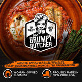 Grumpy Butcher Fully Cooked Sturgeon Fish in Tomato Sauce 24 - 32 oz | Sustainably Farmed Mild-Flavored U.S. Beluga Sturgeon | Loaded w/ Healthy Long Chain Omega-3, Vitamins B, D, Nutrients & Minerals | Just Heat & Eat